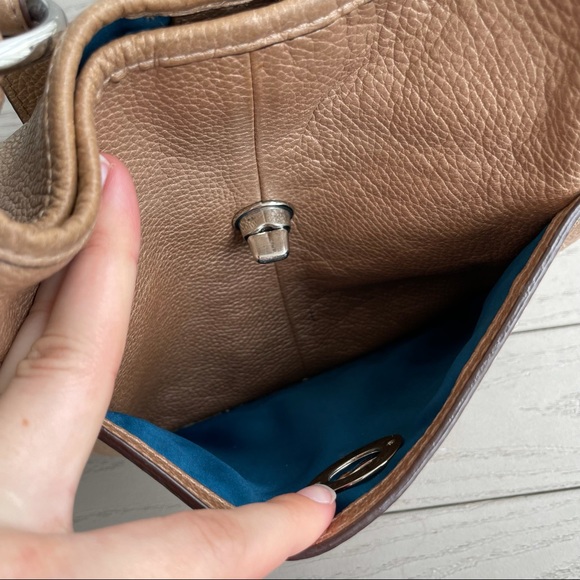 Coach Penelope Crossbody Bag Pewter Pebble Leather F16533 - Picture 3 of 14